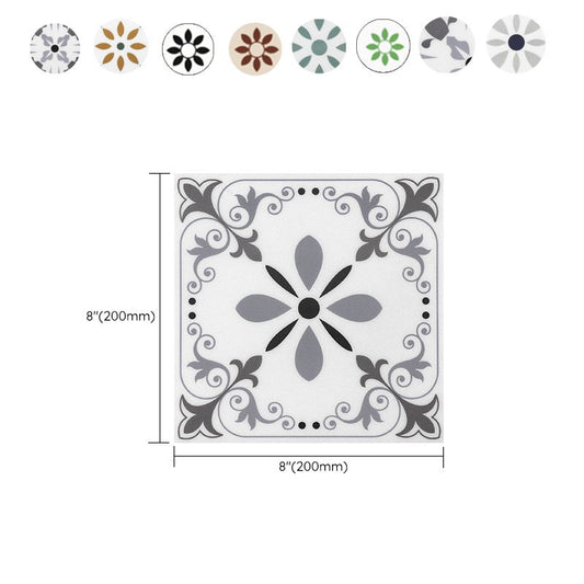 Plastic Peel & Stick Tile Square Print Field Tile for Kitchen and Bathroom Clearhalo 'Flooring 'Home Improvement' 'home_improvement' 'home_improvement_peel_stick_blacksplash' 'Peel & Stick Backsplash Tile' 'peel_stick_blacksplash' 'Walls & Ceilings' Walls and Ceiling' 1200x1200_1936bbf1-9b0a-43e6-8eb8-f111c7eae506