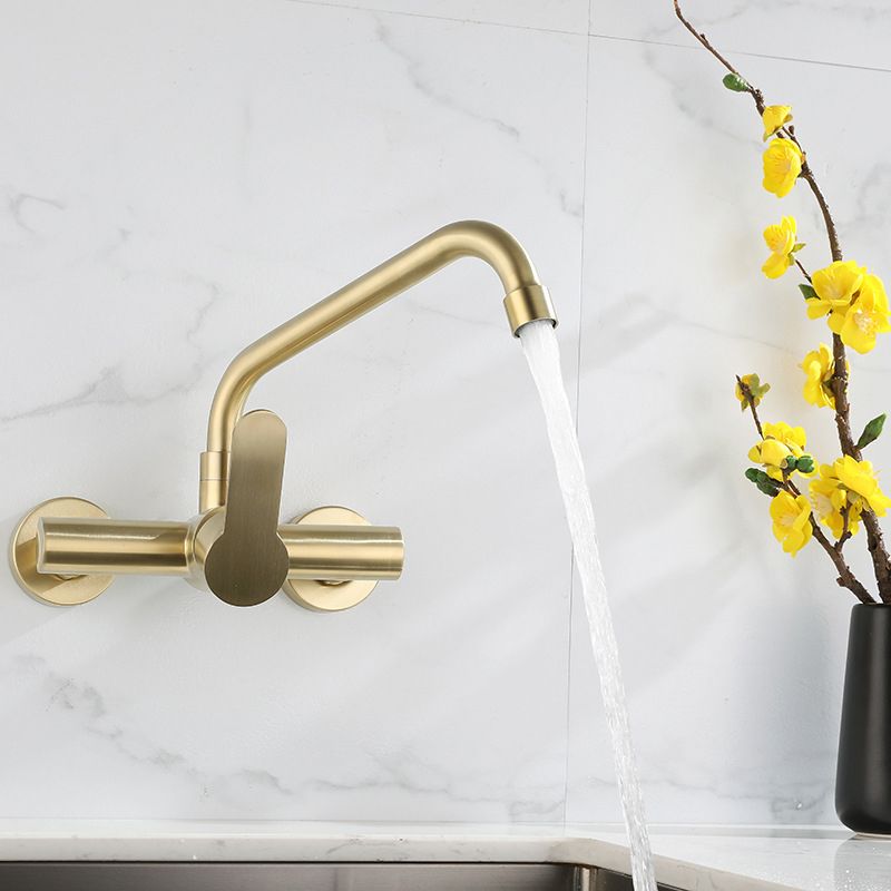 Modern Faucet 1-Handle 2-Hole Single Level Low Profile Pot Filler Faucet Clearhalo 'Home Improvement' 'home_improvement' 'home_improvement_kitchen_faucets' 'Kitchen Faucets' 'Kitchen Remodel & Kitchen Fixtures' 'Kitchen Sinks & Faucet Components' 'kitchen_faucets' 1200x1200_19386496-f507-4b28-8707-cd19f553d92f