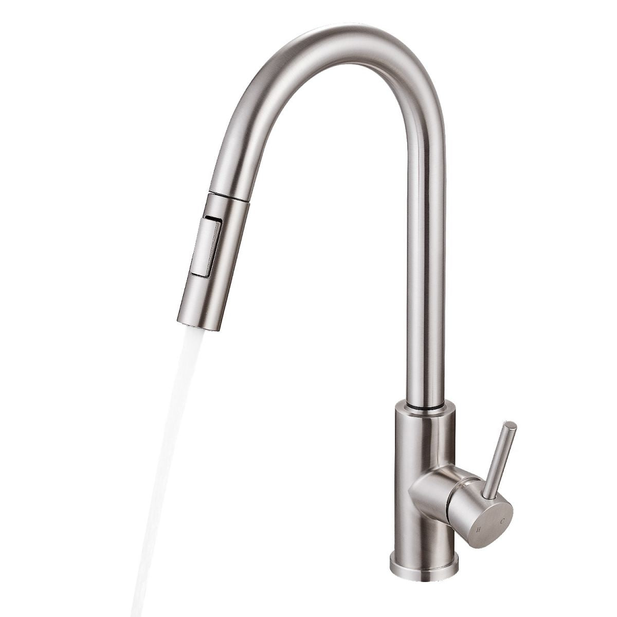 1-Handle Faucet Touch Stainless Steel with Water Dispenser Standard Kitchen Faucet Clearhalo 'Home Improvement' 'home_improvement' 'home_improvement_kitchen_faucets' 'Kitchen Faucets' 'Kitchen Remodel & Kitchen Fixtures' 'Kitchen Sinks & Faucet Components' 'kitchen_faucets' 1200x1200_1951b2e9-557d-4e0a-b141-534aac642a03