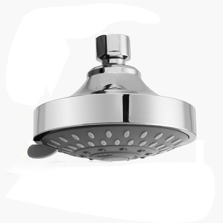 Contemporary Style Handheld Shower Head Wall-Mount Round Shower Head Clearhalo 'Bathroom Remodel & Bathroom Fixtures' 'Home Improvement' 'home_improvement' 'home_improvement_shower_heads' 'Shower Heads' 'shower_heads' 'Showers & Bathtubs Plumbing' 'Showers & Bathtubs' 1200x1200_19556806-b2cd-4b1b-b73a-17811dd6808d