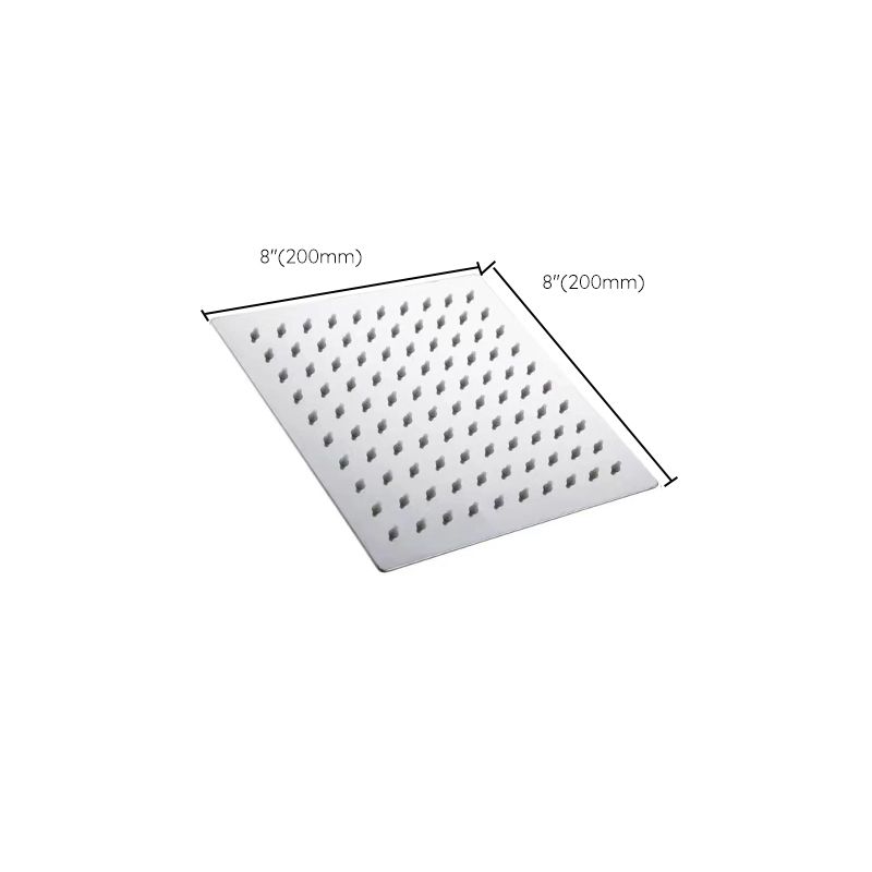 Stainless Steel Shower Head Combo Modern Fixed Shower Head for Bathroom Clearhalo 'Bathroom Remodel & Bathroom Fixtures' 'Home Improvement' 'home_improvement' 'home_improvement_shower_heads' 'Shower Heads' 'shower_heads' 'Showers & Bathtubs Plumbing' 'Showers & Bathtubs' 1200x1200_19a07ef5-05bc-4485-95da-fc7c7345c18c