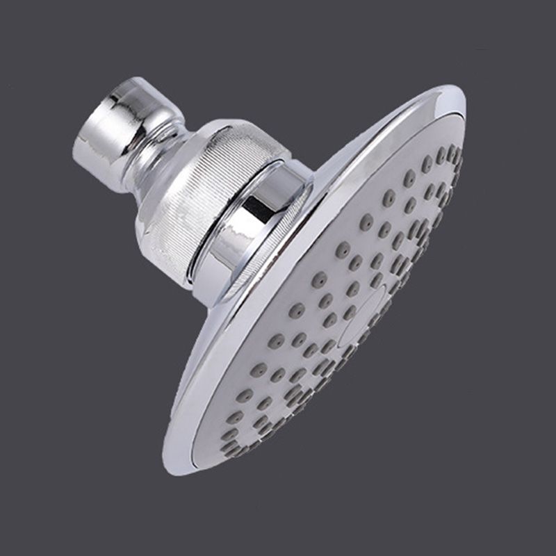Round Shape Shower Head Modern Swivel Wall Mounted Fixed Shower Head Clearhalo 'Bathroom Remodel & Bathroom Fixtures' 'Home Improvement' 'home_improvement' 'home_improvement_shower_heads' 'Shower Heads' 'shower_heads' 'Showers & Bathtubs Plumbing' 'Showers & Bathtubs' 1200x1200_19a0ca6c-2cd6-478b-ba45-906a369e6092