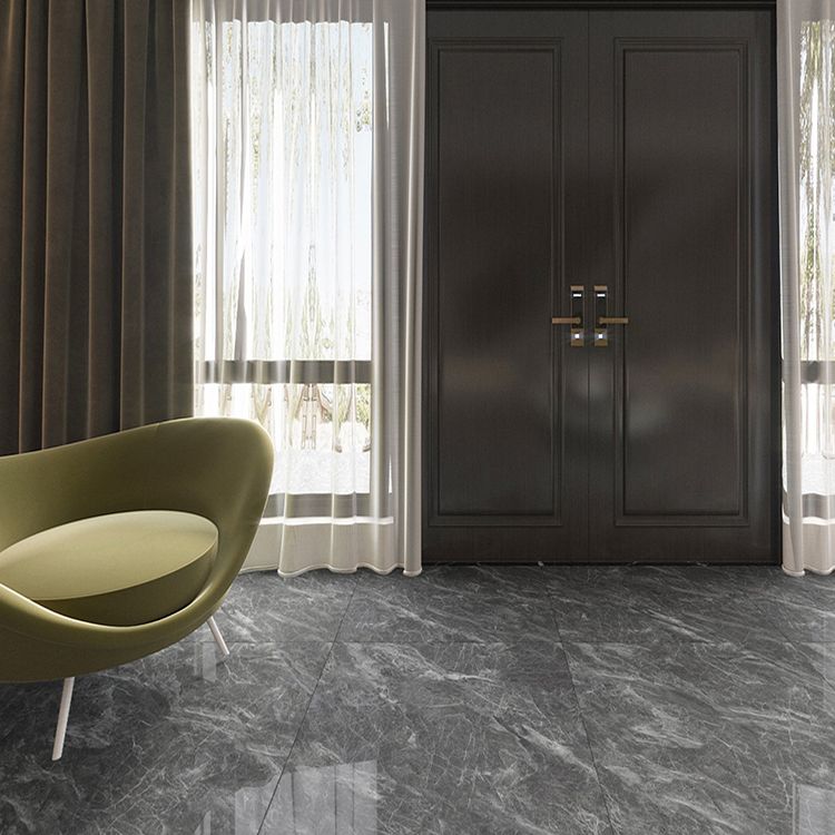 Square Floor and Wall Tile Marble Print Polished Porcelain Wall & Floor Tile Clearhalo 'Floor Tiles & Wall Tiles' 'floor_tiles_wall_tiles' 'Flooring 'Home Improvement' 'home_improvement' 'home_improvement_floor_tiles_wall_tiles' Walls and Ceiling' 1200x1200_19a888e2-5922-4afd-a2c4-5b6ac4d520c0