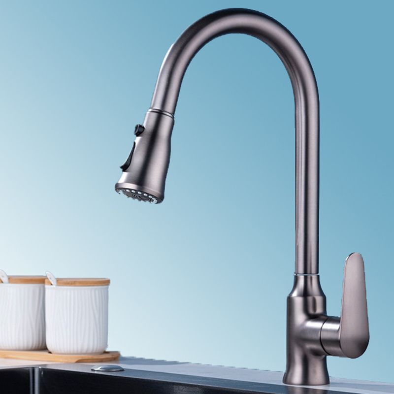 Modern 1-Handle Faucet with Pull out Sprayer with Water Dispenser Copper Faucet Clearhalo 'Home Improvement' 'home_improvement' 'home_improvement_kitchen_faucets' 'Kitchen Faucets' 'Kitchen Remodel & Kitchen Fixtures' 'Kitchen Sinks & Faucet Components' 'kitchen_faucets' 1200x1200_19be2684-da22-4f5e-8f34-f6dfe1241008