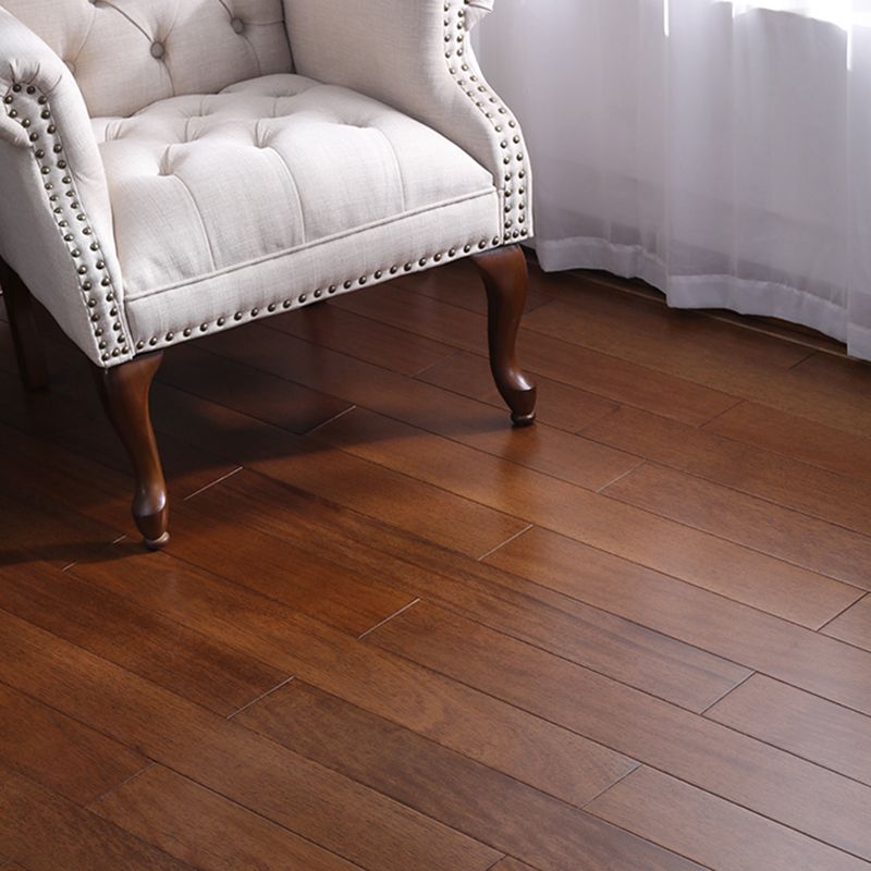 Contemporary Wood Floor Planks Solid Wood Hardwood Deck Tiles - Clearhalo