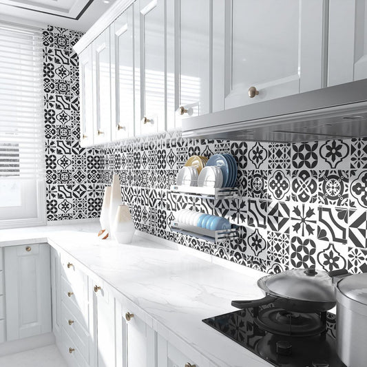 Mosaic Tile Peel and Stick Wall Tile Modern Wallpaper with Waterproof Clearhalo 'Flooring 'Home Improvement' 'home_improvement' 'home_improvement_peel_stick_blacksplash' 'Peel & Stick Backsplash Tile' 'peel_stick_blacksplash' 'Walls & Ceilings' Walls and Ceiling' 1200x1200_19ca32c6-6799-42a8-9168-347716c56bfe