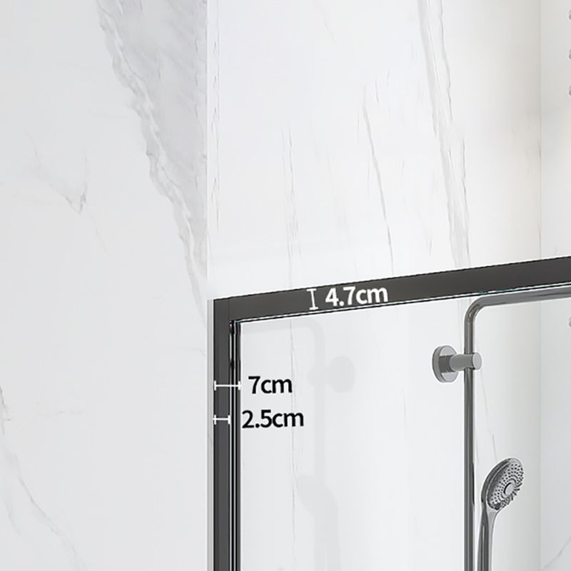 Transparent Scratch Resistant Shower Doors Double Sliding Shower Bath Door Clearhalo 'Bathroom Remodel & Bathroom Fixtures' 'Home Improvement' 'home_improvement' 'home_improvement_shower_tub_doors' 'Shower and Tub Doors' 'shower_tub_doors' 'Showers & Bathtubs' 1200x1200_19d1466c-17fb-4205-904c-fab28d3867ac