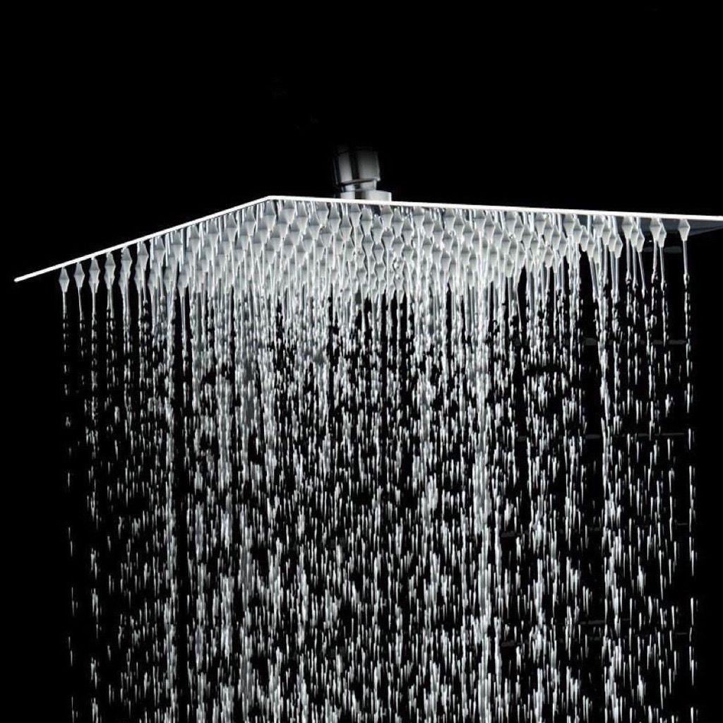 Stainless Steel Shower Head Combo Modern Fixed Shower Head for Bathroom Clearhalo 'Bathroom Remodel & Bathroom Fixtures' 'Home Improvement' 'home_improvement' 'home_improvement_shower_heads' 'Shower Heads' 'shower_heads' 'Showers & Bathtubs Plumbing' 'Showers & Bathtubs' 1200x1200_19d33546-38c7-4aae-a4ca-f5823b019b21