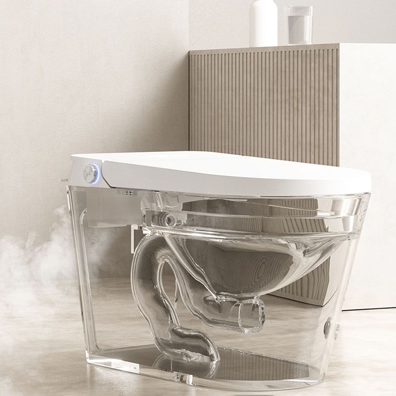 Contemporary Elongated Toilet Seat Bidet White Heated Seat Bidet Seat Clearhalo 'Bathroom Remodel & Bathroom Fixtures' 'Bidets' 'Home Improvement' 'home_improvement' 'home_improvement_bidets' 'Toilets & Bidets' 1200x1200_19f35b15-26e2-466d-aad0-c42ca7f31608