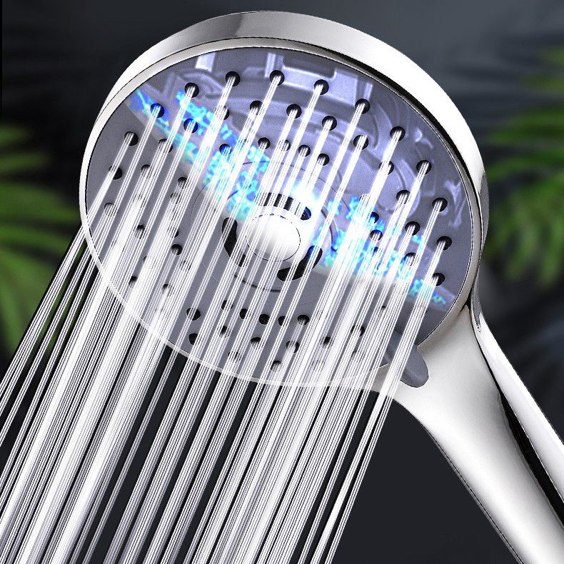 Modern Plastic Shower Head Round Handheld Shower Head with Adjustable Water Flow Clearhalo 'Bathroom Remodel & Bathroom Fixtures' 'Home Improvement' 'home_improvement' 'home_improvement_shower_heads' 'Shower Heads' 'shower_heads' 'Showers & Bathtubs Plumbing' 'Showers & Bathtubs' 1200x1200_1a1b0a18-8fd2-44c4-a2bf-86d46fd707ea
