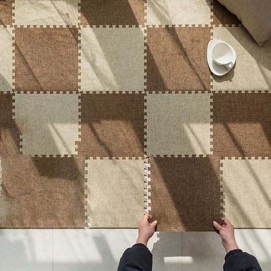 Modern Floor Tile Foam Interlocking Stain Resistant Indoor Floor Carpet Tile Clearhalo 'Carpet Tiles & Carpet Squares' 'carpet_tiles_carpet_squares' 'Flooring 'Home Improvement' 'home_improvement' 'home_improvement_carpet_tiles_carpet_squares' Walls and Ceiling' 1200x1200_1a35d5b4-f367-476c-b330-9eaec43c6baa