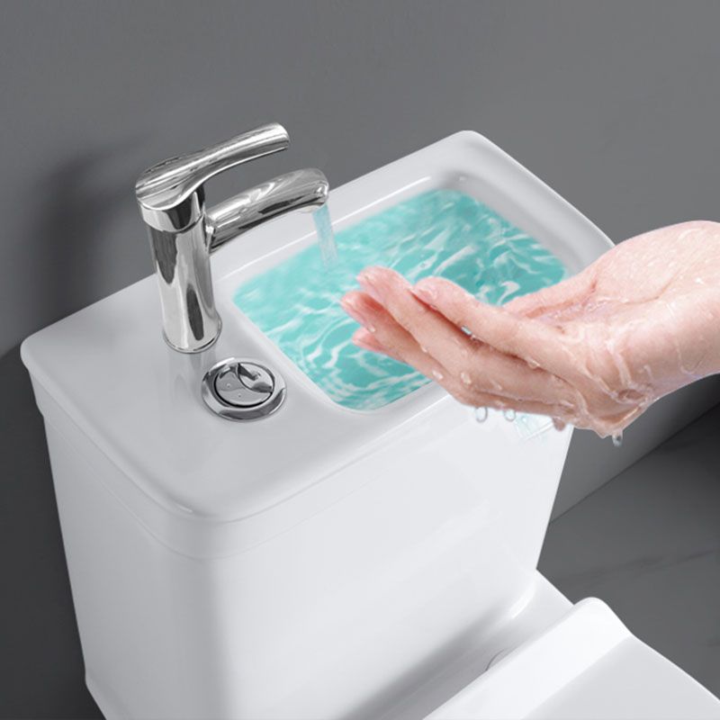 Modern Porcelain Toilet Floor Mount Siphon Jet One-Piece Toilet Flush Toilet Clearhalo 'Bathroom Remodel & Bathroom Fixtures' 'Home Improvement' 'home_improvement' 'home_improvement_toilets' 'Toilets & Bidets' 'Toilets' 1200x1200_1a56e179-ec33-4698-adb8-3479a9f190c3