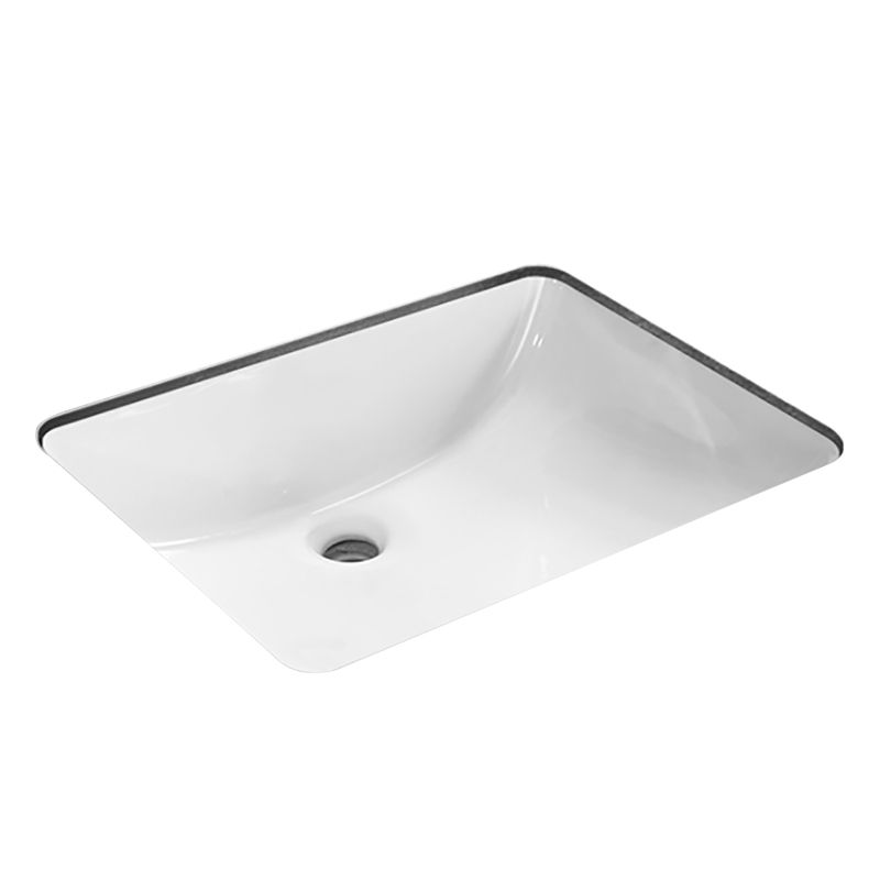 Modern Porcelain Bathroom Sink in White with Overflow Undermount Sink Clearhalo 'Bathroom Remodel & Bathroom Fixtures' 'Bathroom Sinks & Faucet Components' 'Bathroom Sinks' 'bathroom_sink' 'Home Improvement' 'home_improvement' 'home_improvement_bathroom_sink' 1200x1200_1a5dea71-e408-4b54-99d7-6955c86d3c36