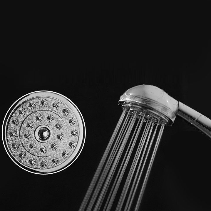 Contemporary Shower Head Metal Handheld Shower Head with Adjustable Water Flow Clearhalo 'Bathroom Remodel & Bathroom Fixtures' 'Home Improvement' 'home_improvement' 'home_improvement_shower_heads' 'Shower Heads' 'shower_heads' 'Showers & Bathtubs Plumbing' 'Showers & Bathtubs' 1200x1200_1a7f3842-c52b-463e-9052-570fabb38bee