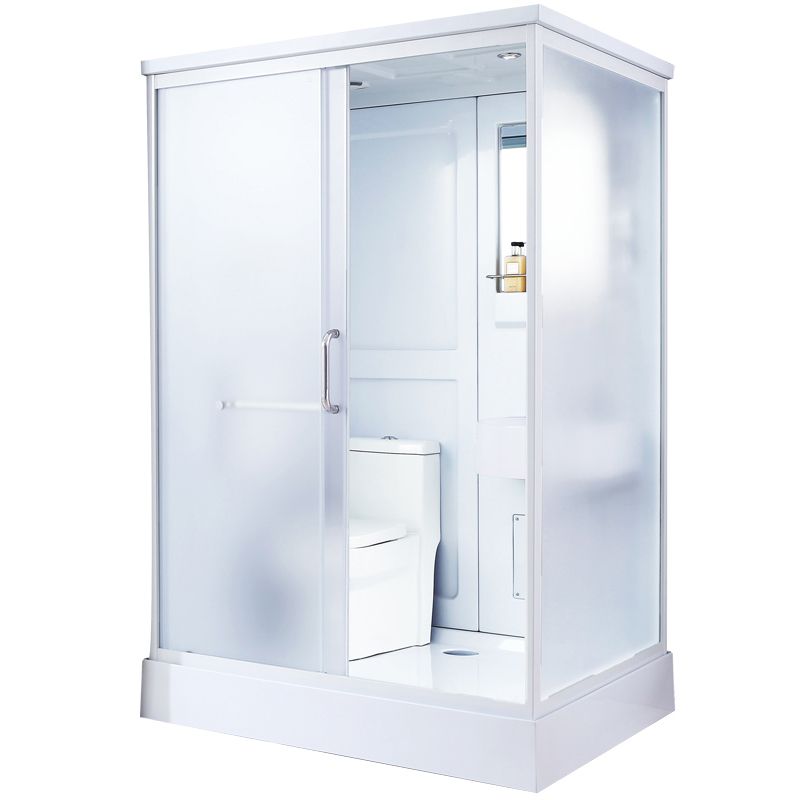 Modern Frosted Shower Stall Rectangle Tempered Shower Stall for Bathroom Clearhalo 'Bathroom Remodel & Bathroom Fixtures' 'Home Improvement' 'home_improvement' 'home_improvement_shower_stalls_enclosures' 'Shower Stalls & Enclosures' 'shower_stalls_enclosures' 'Showers & Bathtubs' 1200x1200_1a87a259-28e0-4801-966b-03f989b44ba2