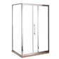 Silver Rectangle Shower Stall Clear Tempered Glass Shower Enclosure Clearhalo 'Bathroom Remodel & Bathroom Fixtures' 'Home Improvement' 'home_improvement' 'home_improvement_shower_stalls_enclosures' 'Shower Stalls & Enclosures' 'shower_stalls_enclosures' 'Showers & Bathtubs' 1200x1200_1a88af1e-faf3-4e64-b900-4f14d70fcff8