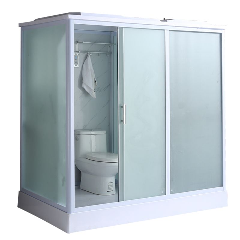 Contemporary Shower Enclosure Frosted Framed Shower Enclosure Clearhalo 'Bathroom Remodel & Bathroom Fixtures' 'Home Improvement' 'home_improvement' 'home_improvement_shower_stalls_enclosures' 'Shower Stalls & Enclosures' 'shower_stalls_enclosures' 'Showers & Bathtubs' 1200x1200_1a8f2bf7-4758-4765-b599-c50fe725fa13