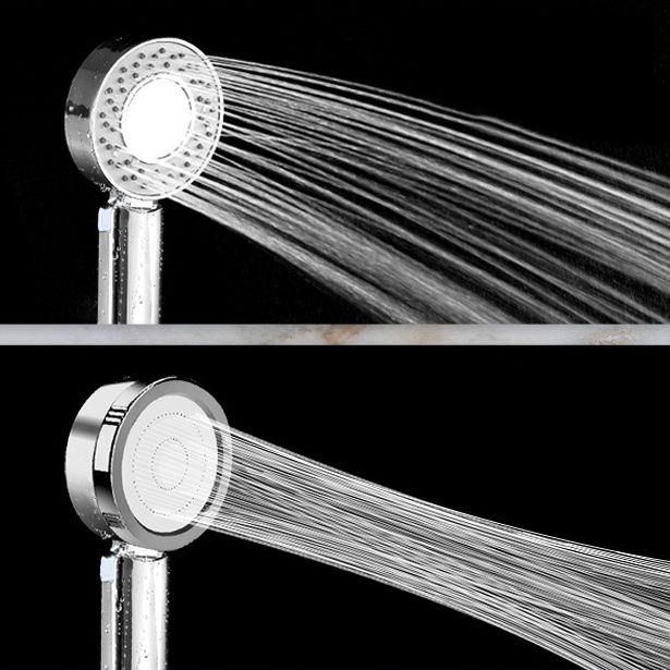 Metal Shower Heads Round Handheld Adjustable Shower Heads with Self-Cleaning Clearhalo 'Bathroom Remodel & Bathroom Fixtures' 'Home Improvement' 'home_improvement' 'home_improvement_shower_heads' 'Shower Heads' 'shower_heads' 'Showers & Bathtubs Plumbing' 'Showers & Bathtubs' 1200x1200_1aa84d72-ba8d-4b66-8896-8d29d4b0f31b