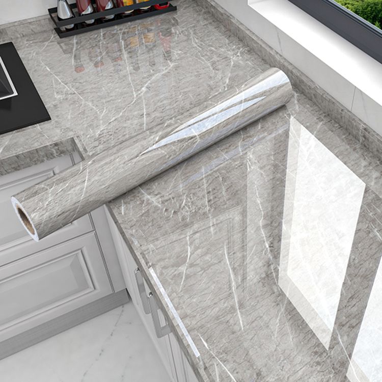 Modern Peel & Stick Field Tile Plastic Wallpaper for Kitchen Backsplash Clearhalo 'Flooring 'Home Improvement' 'home_improvement' 'home_improvement_peel_stick_blacksplash' 'Peel & Stick Backsplash Tile' 'peel_stick_blacksplash' 'Walls & Ceilings' Walls and Ceiling' 1200x1200_1ab39302-760e-4155-a5d7-4748ac0e29b2