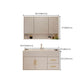 White Wall Mounted Standard Single-Sink Open Console with Sink Set Clearhalo 'Bathroom Remodel & Bathroom Fixtures' 'Bathroom Vanities' 'bathroom_vanities' 'Home Improvement' 'home_improvement' 'home_improvement_bathroom_vanities' 1200x1200_1ab5aa20-30a8-48e6-9ebc-c2558d5790cd