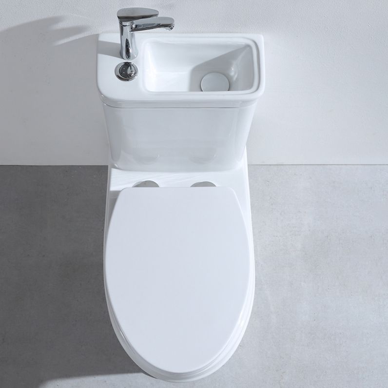 Contemporary Porcelain Flush Toilet Floor Mount One-Piece Toilet Urine Toilet Clearhalo 'Bathroom Remodel & Bathroom Fixtures' 'Home Improvement' 'home_improvement' 'home_improvement_toilets' 'Toilets & Bidets' 'Toilets' 1200x1200_1abbf4de-aec2-4856-b503-bbf7b7dd2f84