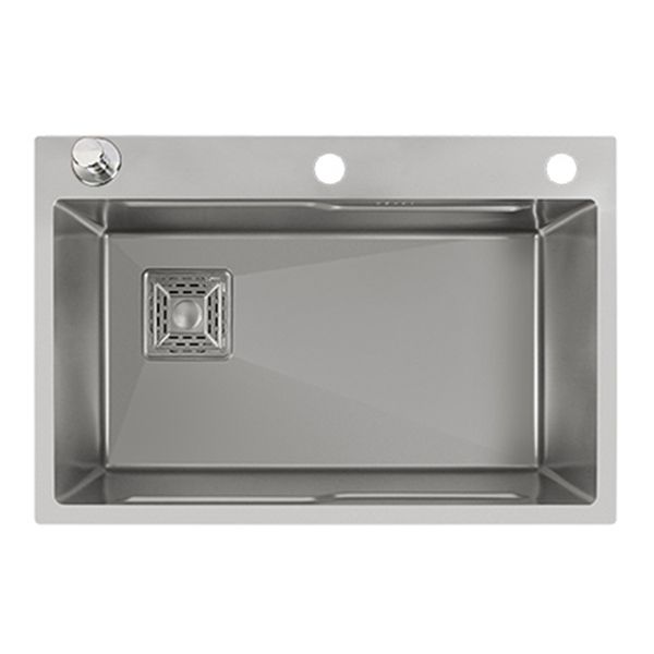 Classic Style Kitchen Sink Stainless Steel Drop-In Kitchen Sink with Drain Strainer Kit Clearhalo 'Home Improvement' 'home_improvement' 'home_improvement_kitchen_sinks' 'Kitchen Remodel & Kitchen Fixtures' 'Kitchen Sinks & Faucet Components' 'Kitchen Sinks' 'kitchen_sinks' 1200x1200_1abef840-3a44-47b5-a90f-8f5cb7951295