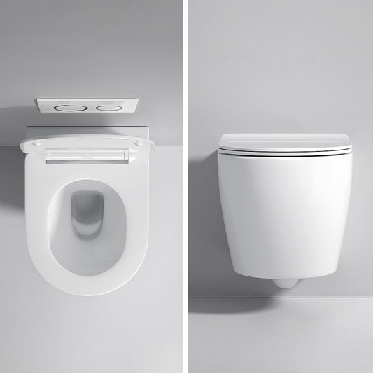 Contemporary Flush Toilet One Piece Toilet Wall Mount Porcelain Urine Toilet Clearhalo 'Bathroom Remodel & Bathroom Fixtures' 'Home Improvement' 'home_improvement' 'home_improvement_toilets' 'Toilets & Bidets' 'Toilets' 1200x1200_1ade140f-029b-41bd-887a-388b5dc91d49