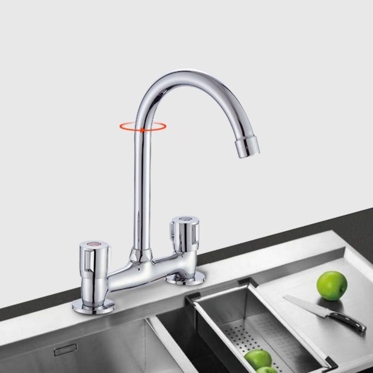 Modern Pull down Faucet Two Handles Pot Filler High Arc Profile Filler Clearhalo 'Home Improvement' 'home_improvement' 'home_improvement_kitchen_faucets' 'Kitchen Faucets' 'Kitchen Remodel & Kitchen Fixtures' 'Kitchen Sinks & Faucet Components' 'kitchen_faucets' 1200x1200_1af39ef4-0892-464d-9e2e-6a05894aa786