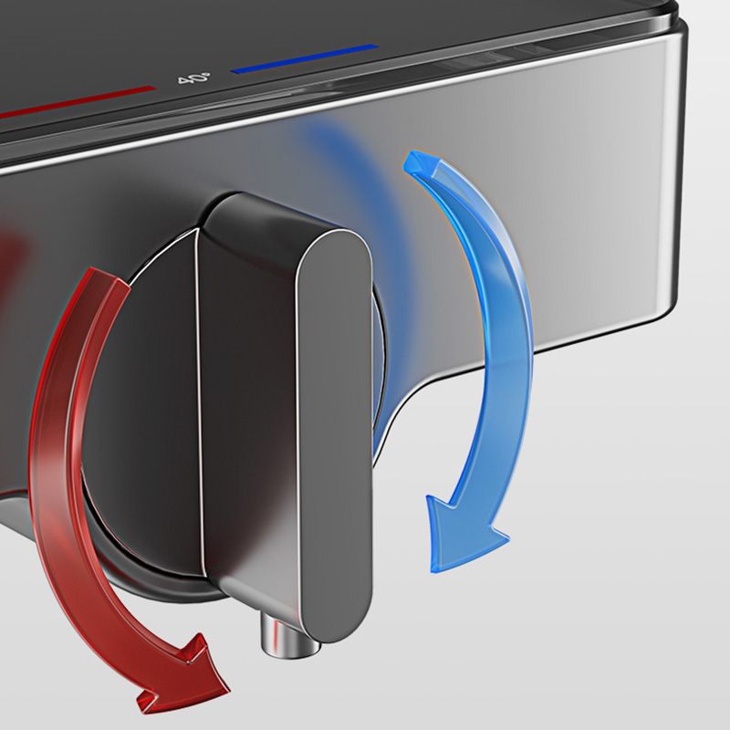 Modern Shower Set Slide Bar Handheld Shower Head Wall Mounted Shower System Clearhalo 'Bathroom Remodel & Bathroom Fixtures' 'Home Improvement' 'home_improvement' 'home_improvement_shower_faucets' 'Shower Faucets & Systems' 'shower_faucets' 'Showers & Bathtubs Plumbing' 'Showers & Bathtubs' 1200x1200_1af97ca0-1dd1-485f-a8e1-9e64ce66e615