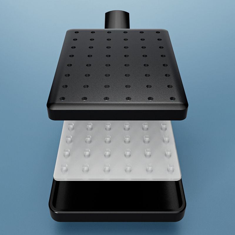 Modern Style Shower System Copper Spot Resist Rectangle Wall Mounted Shower System Clearhalo 'Bathroom Remodel & Bathroom Fixtures' 'Home Improvement' 'home_improvement' 'home_improvement_shower_faucets' 'Shower Faucets & Systems' 'shower_faucets' 'Showers & Bathtubs Plumbing' 'Showers & Bathtubs' 1200x1200_1b1235c3-393e-43ee-94eb-71a338d35bf5