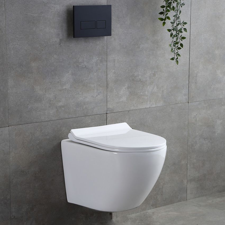 Modern Wall Mount Flush Toilet All-In-One Siphon Jet Toilet Bowl Clearhalo 'Bathroom Remodel & Bathroom Fixtures' 'Home Improvement' 'home_improvement' 'home_improvement_toilets' 'Toilets & Bidets' 'Toilets' 1200x1200_1b18d183-f6f6-4e36-af38-cc9da066597f