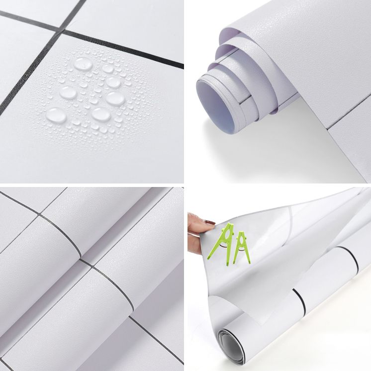 PVC Waterproof Mosaic Tile for Bathroom Backsplash Scratch Resistant Clearhalo 'Flooring 'Home Improvement' 'home_improvement' 'home_improvement_peel_stick_blacksplash' 'Peel & Stick Backsplash Tile' 'peel_stick_blacksplash' 'Walls & Ceilings' Walls and Ceiling' 1200x1200_1b2252b6-f892-4fde-8c80-597f0776be1a