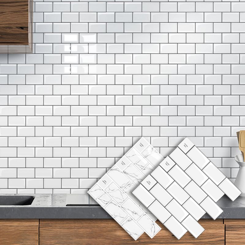 Modern Wallpaper Field Tile/Single Tile Paper Peel and Stick Backs Plash Kitchen Clearhalo 'Flooring 'Home Improvement' 'home_improvement' 'home_improvement_peel_stick_blacksplash' 'Peel & Stick Backsplash Tile' 'peel_stick_blacksplash' 'Walls & Ceilings' Walls and Ceiling' 1200x1200_1b43d529-d43d-4d4c-a14e-27f4dee7a191