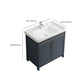 Single Blue Freestanding Bathroom Vanity Modern Metal Base Bath Vanity Clearhalo 'Bathroom Remodel & Bathroom Fixtures' 'Bathroom Vanities' 'bathroom_vanities' 'Home Improvement' 'home_improvement' 'home_improvement_bathroom_vanities' 1200x1200_1b7c0f31-4c19-4726-9a9b-f215a9b0284d