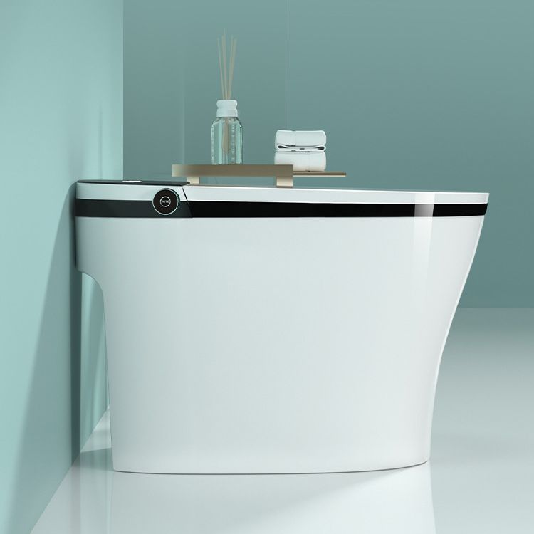 Modern Elong Toilet Bowl Siphon Floor Mount Toilet with Seat for Bathroom Clearhalo 'Bathroom Remodel & Bathroom Fixtures' 'Home Improvement' 'home_improvement' 'home_improvement_toilets' 'Toilets & Bidets' 'Toilets' 1200x1200_1b7e19f5-d1f9-48db-9de9-c97ac6c06eb9