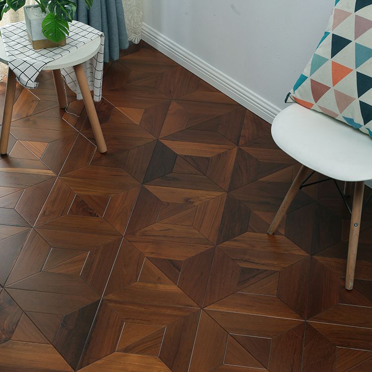 Indoor Laminate Floor Teak Wooden Medium Geometric Waterproof Laminate Floor Clearhalo 'Flooring 'Home Improvement' 'home_improvement' 'home_improvement_laminate_flooring' 'Laminate Flooring' 'laminate_flooring' Walls and Ceiling' 1200x1200_1b8c6255-7178-438f-aebc-ed582d3cb58d