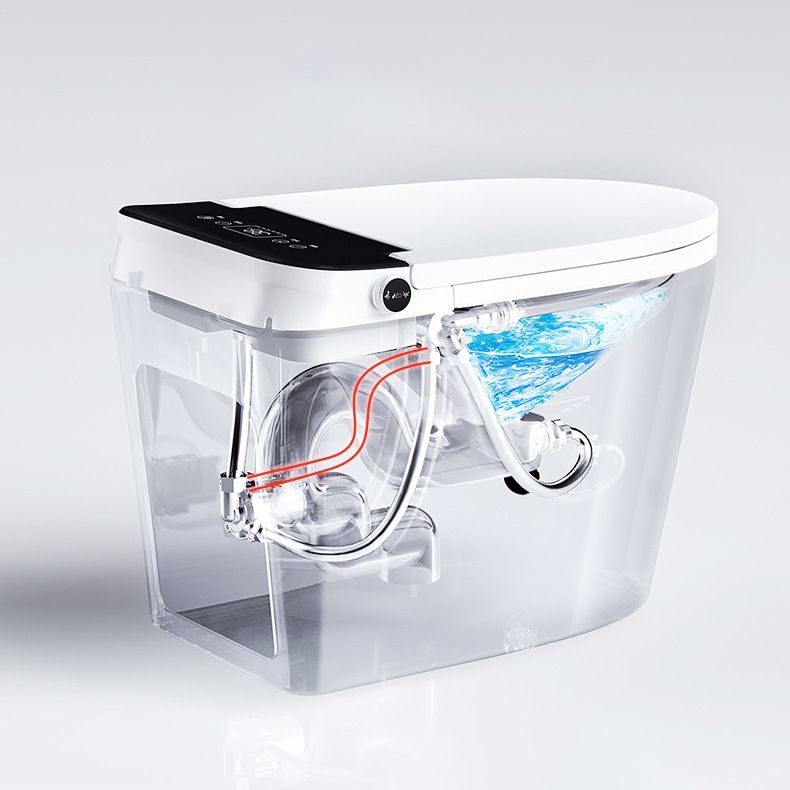 Modern Floor Mount Toilet Bowl White Toilet with Seat for Bathroom Clearhalo 'Bathroom Remodel & Bathroom Fixtures' 'Home Improvement' 'home_improvement' 'home_improvement_toilets' 'Toilets & Bidets' 'Toilets' 1200x1200_1bb04d51-a4a1-4b79-abbd-ecfbb7a1d118