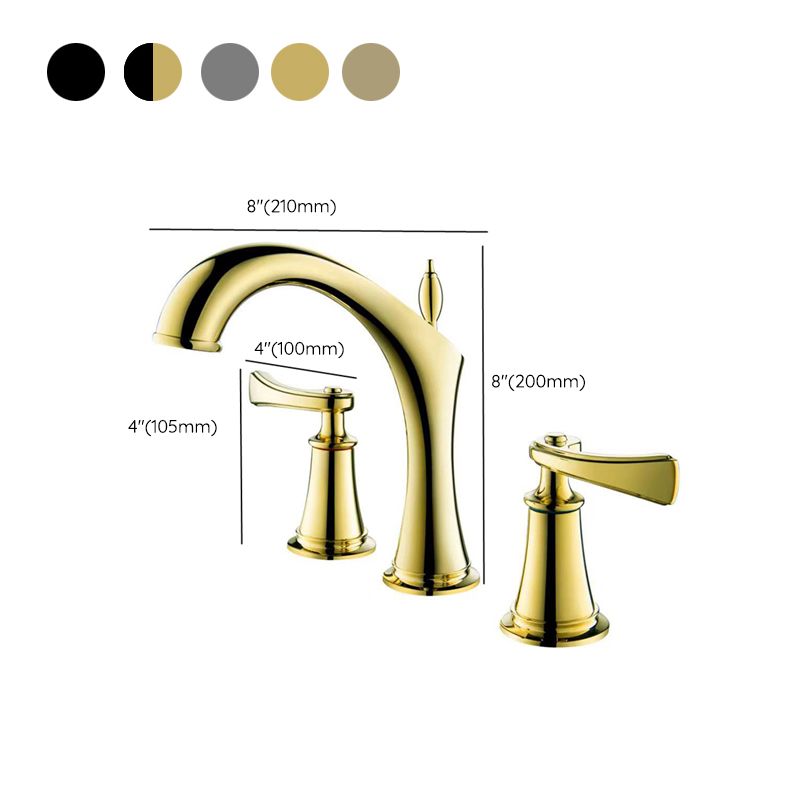 Deck Mounted Bathroom Faucet Modern Low Arc Roman Tub Faucet Trim Clearhalo 'Bathroom Remodel & Bathroom Fixtures' 'Bathtub Faucets' 'bathtub_faucets' 'Home Improvement' 'home_improvement' 'home_improvement_bathtub_faucets' 1200x1200_1bb5ce15-6d8e-44a6-8535-e1ed66cb1baa