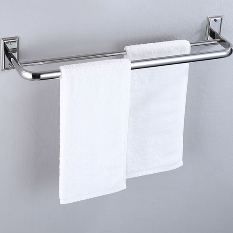 Silver Contemporary Bathroom Accessory As Individual Or As a Set Clearhalo 'Bathroom Hardware Sets' 'Bathroom Hardware' 'Bathroom Remodel & Bathroom Fixtures' 'bathroom_hardware_sets' 'Home Improvement' 'home_improvement' 'home_improvement_bathroom_hardware_sets' 1200x1200_1bfd2205-6090-42b8-a634-c24e67a9c273