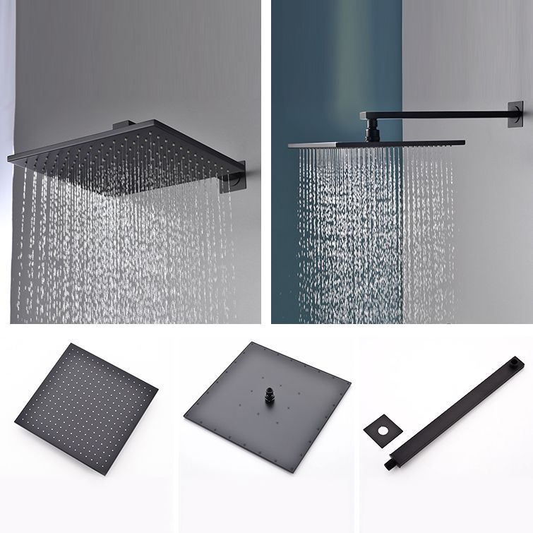 Modern Shower Faucet Brass Square Adjustable Shower Head Wall Mounted Shower Set Clearhalo 'Bathroom Remodel & Bathroom Fixtures' 'Home Improvement' 'home_improvement' 'home_improvement_shower_faucets' 'Shower Faucets & Systems' 'shower_faucets' 'Showers & Bathtubs Plumbing' 'Showers & Bathtubs' 1200x1200_1bfdd325-0a0a-4301-89e4-ddce625c4def