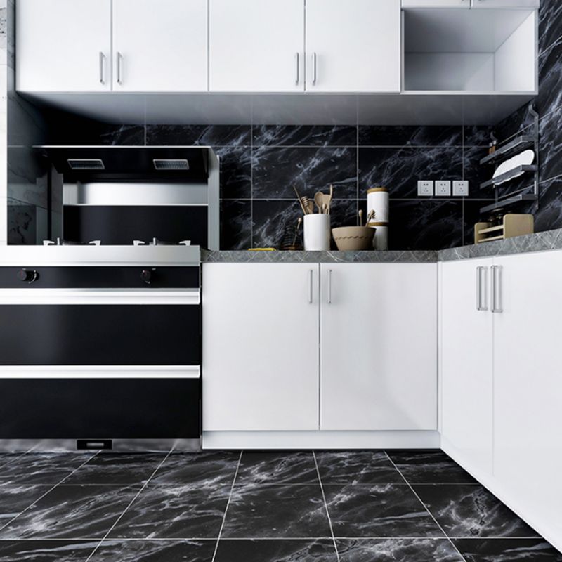 Peel and Stick Vinyl Flooring Dark Low Gloss Vinyl Flooring with Square Edge Clearhalo 'Flooring 'Home Improvement' 'home_improvement' 'home_improvement_vinyl_flooring' 'Vinyl Flooring' 'vinyl_flooring' Walls and Ceiling' 1200x1200_1c03d3be-68f2-4284-a9d2-b31ad011a178