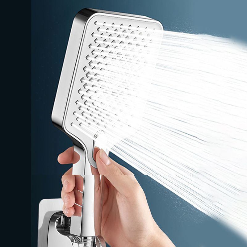 Modern Rectangular Hand Shower Water Efficient Wall-Mount Hand Shower ...