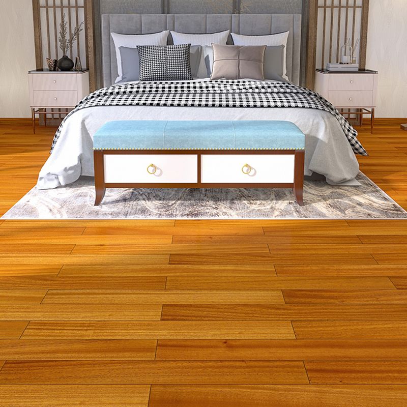 Traditional Flooring Tiles Wire Brushed Solid Wood Flooring with Click Lock Clearhalo 'Flooring 'Hardwood Flooring' 'hardwood_flooring' 'Home Improvement' 'home_improvement' 'home_improvement_hardwood_flooring' Walls and Ceiling' 1200x1200_1c29bdd5-c24a-4115-9ccf-780366b8a207