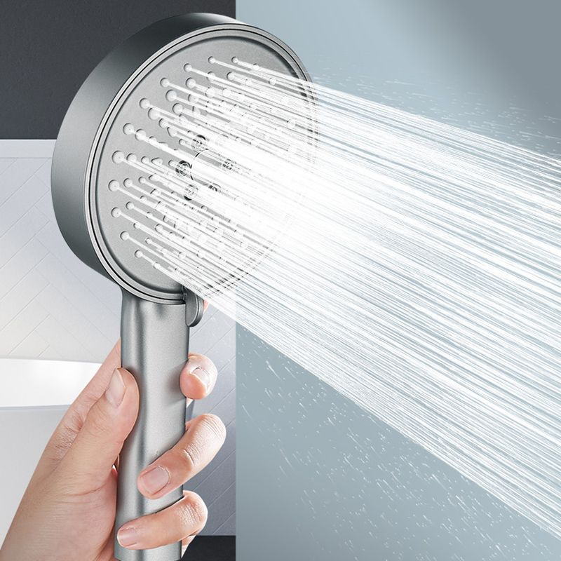 Moderns Spray Head Round Handheld Water Filtration Shower Head Self-Cleaning Clearhalo 'Bathroom Remodel & Bathroom Fixtures' 'Home Improvement' 'home_improvement' 'home_improvement_shower_heads' 'Shower Heads' 'shower_heads' 'Showers & Bathtubs Plumbing' 'Showers & Bathtubs' 1200x1200_1c3d7c4a-09aa-4606-aa53-23ae80d643cb