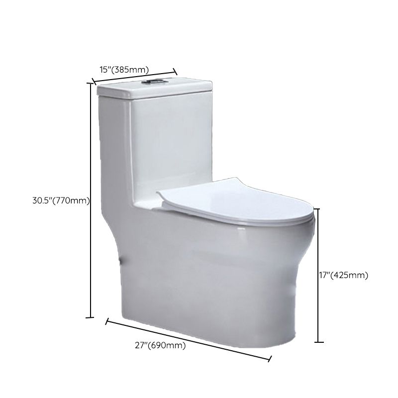 Contemporary Floor Mounted Toilet Seat Included Toilet Bowl for Bathroom Clearhalo 'Bathroom Remodel & Bathroom Fixtures' 'Home Improvement' 'home_improvement' 'home_improvement_toilets' 'Toilets & Bidets' 'Toilets' 1200x1200_1c49d05a-8150-4d6a-843e-462febf34821