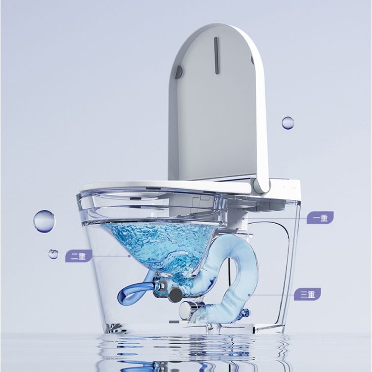 White Ceramic Elongated Foot Sensor with Heated Seat Floor Mount Bidet Clearhalo 'Bathroom Remodel & Bathroom Fixtures' 'Bidets' 'Home Improvement' 'home_improvement' 'home_improvement_bidets' 'Toilets & Bidets' 1200x1200_1c548b7f-f7ce-4b83-a2ef-2fb0c3d777a0