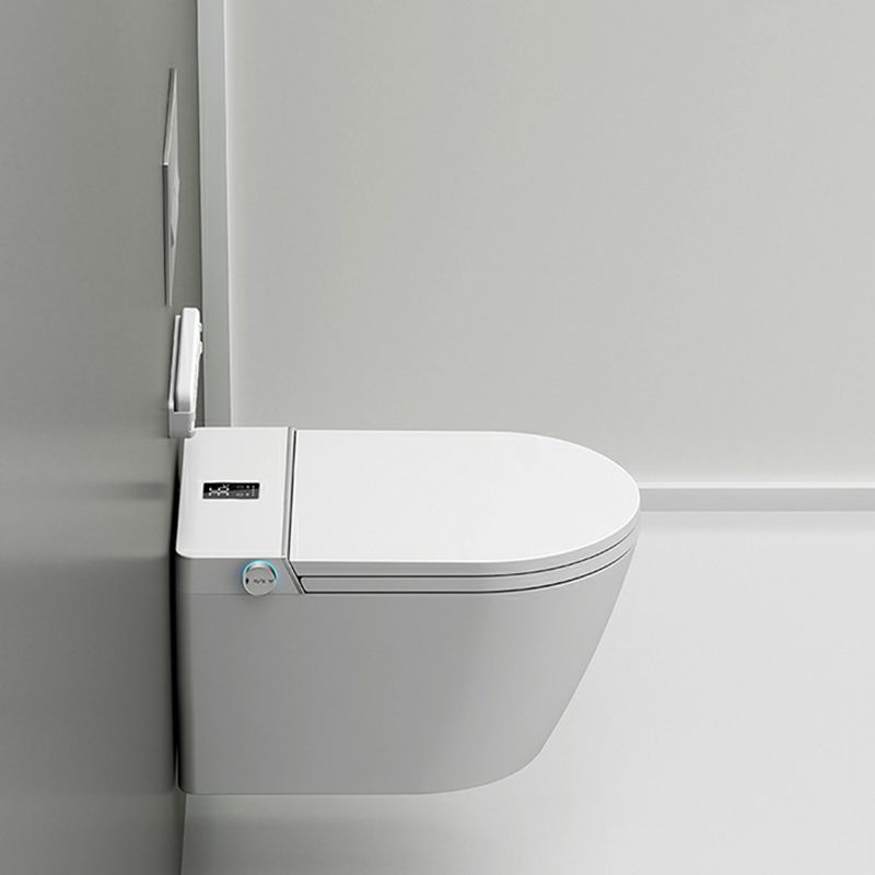 White Bidet Temperature Control Warm Air Dryer Elongated Wall-Mounted Ceramic Clearhalo 'Bathroom Remodel & Bathroom Fixtures' 'Bidets' 'Home Improvement' 'home_improvement' 'home_improvement_bidets' 'Toilets & Bidets' 1200x1200_1c7898e2-b827-4bd8-aaf1-1e431ee0ddbc
