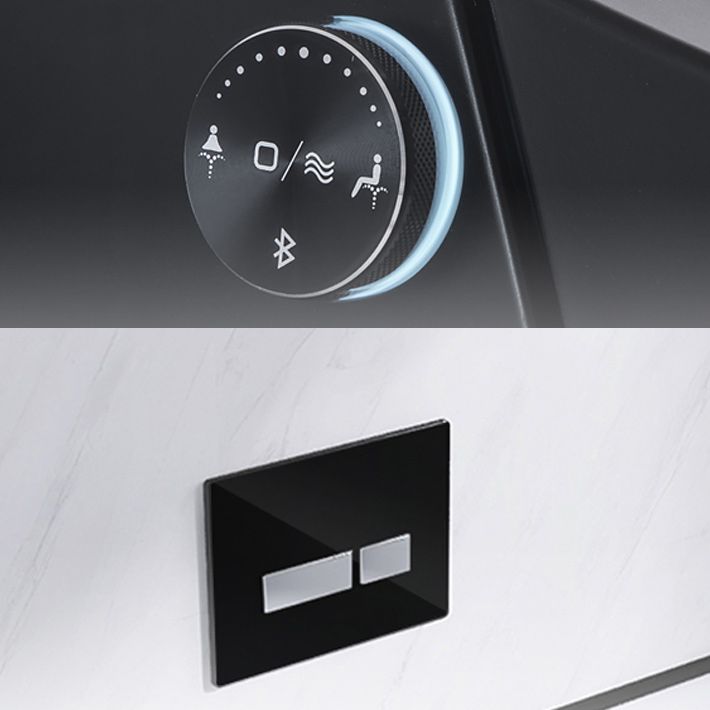 Contemporary White/black/ Gray Electronic Toilet Elongated Wall Hung Toilet Set Clearhalo 'Bathroom Remodel & Bathroom Fixtures' 'Bidets' 'Home Improvement' 'home_improvement' 'home_improvement_bidets' 'Toilets & Bidets' 1200x1200_1c7a93ed-ef6b-49e5-9380-a6f415e80f2a