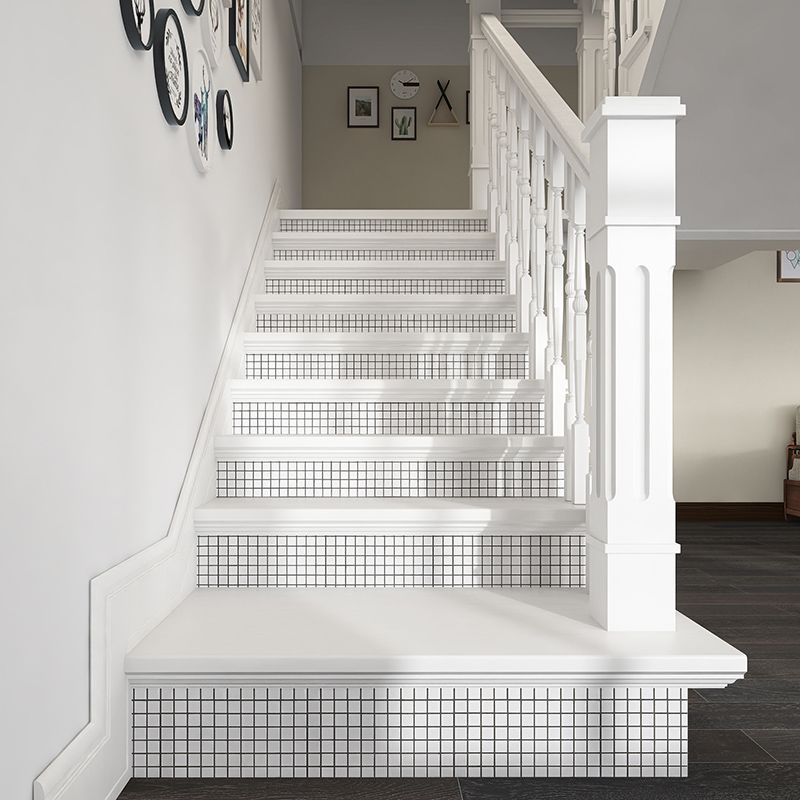 Classical Kitchen Single Tile Plaid Print Peel and Stick Backsplash Tiles Clearhalo 'Flooring 'Home Improvement' 'home_improvement' 'home_improvement_peel_stick_blacksplash' 'Peel & Stick Backsplash Tile' 'peel_stick_blacksplash' 'Walls & Ceilings' Walls and Ceiling' 1200x1200_1cd5dc96-9a1f-4529-a186-7524a314f83c