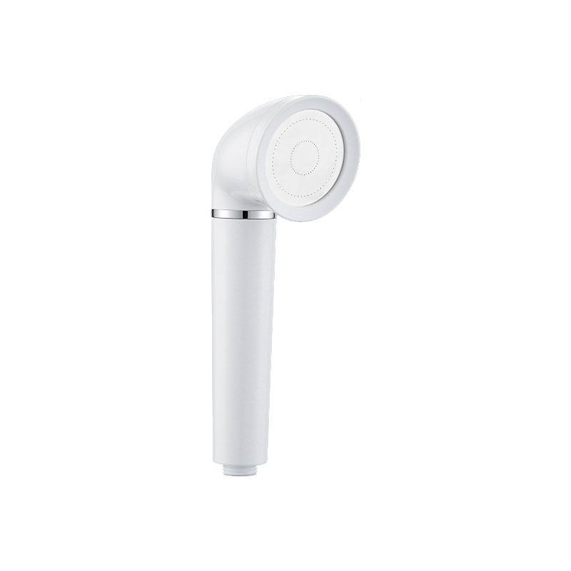 White Round Shower Head Plastic Supercharged Handheld Shower Head Clearhalo 'Bathroom Remodel & Bathroom Fixtures' 'Home Improvement' 'home_improvement' 'home_improvement_shower_heads' 'Shower Heads' 'shower_heads' 'Showers & Bathtubs Plumbing' 'Showers & Bathtubs' 1200x1200_1ce784f6-6a0e-4f44-9223-114f6c4d5d0a